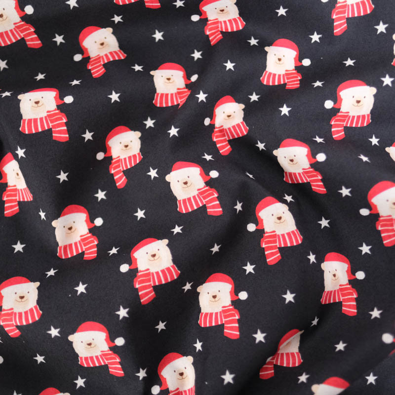 Christmas Bear Fabric - Maison Klem